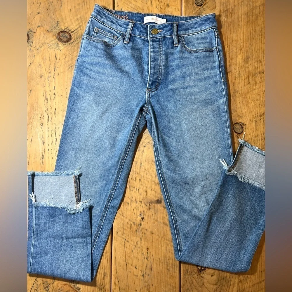 Tory Burch | Pardon My French Cuffed Jeans | 24